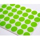 Sticker Circle 5mm green 7pcs/1pkt